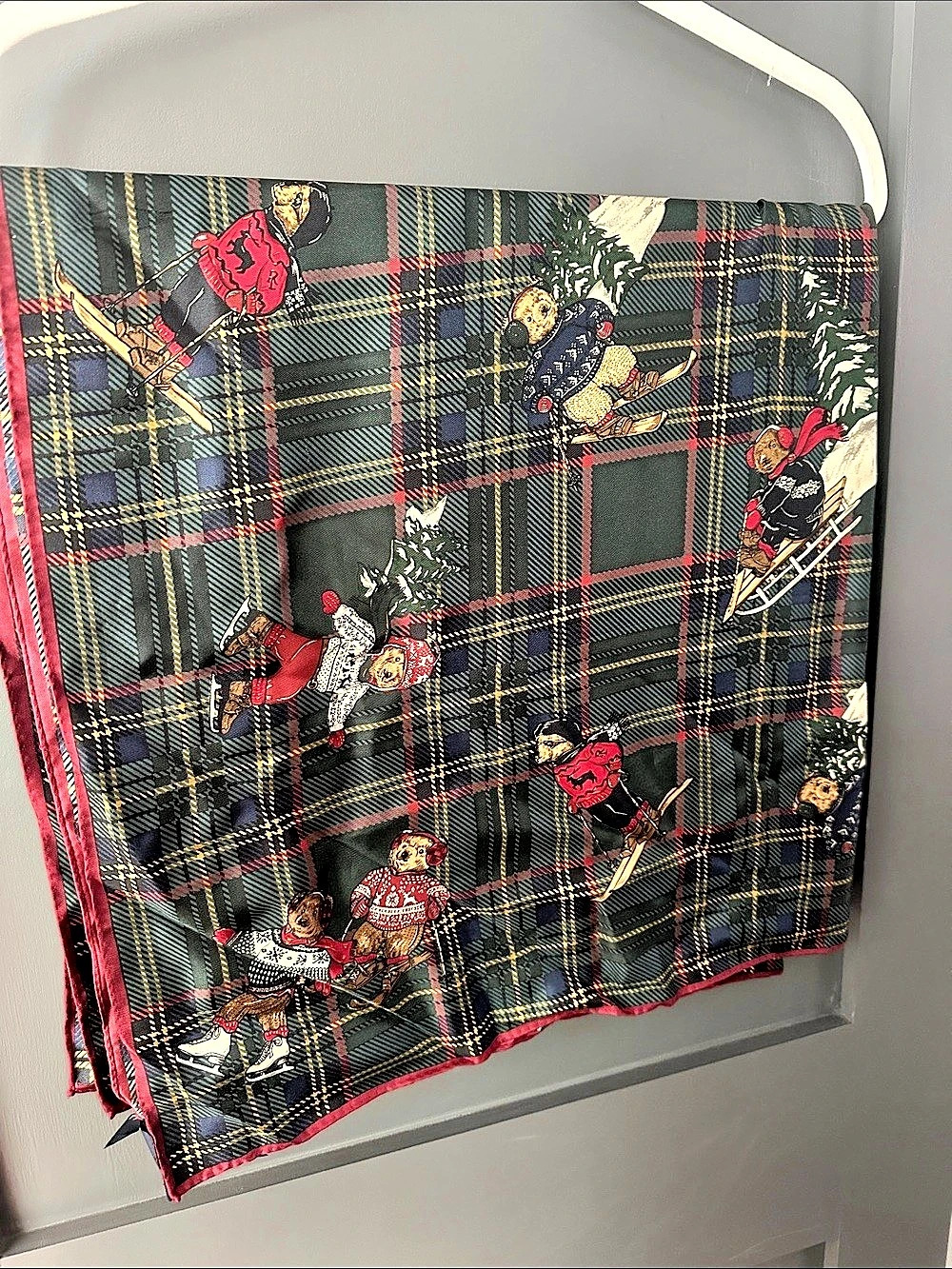 Ralph Lauren Skiing Bears
Silk Square Scarf